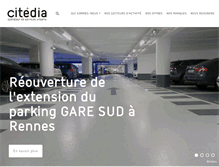 Tablet Screenshot of citedia.fr